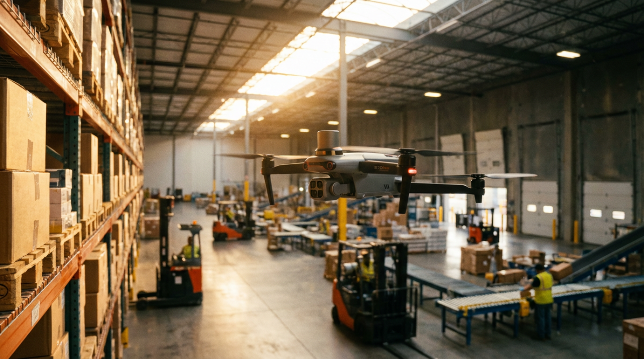 Warehousing Trends: Integration of Drones and Robots with Access Control Systems