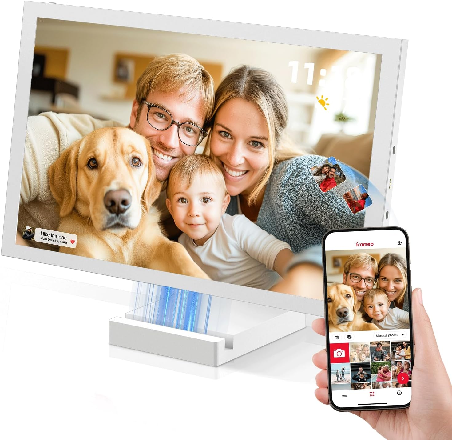 NGTeco WiFi Digital Picture Frame