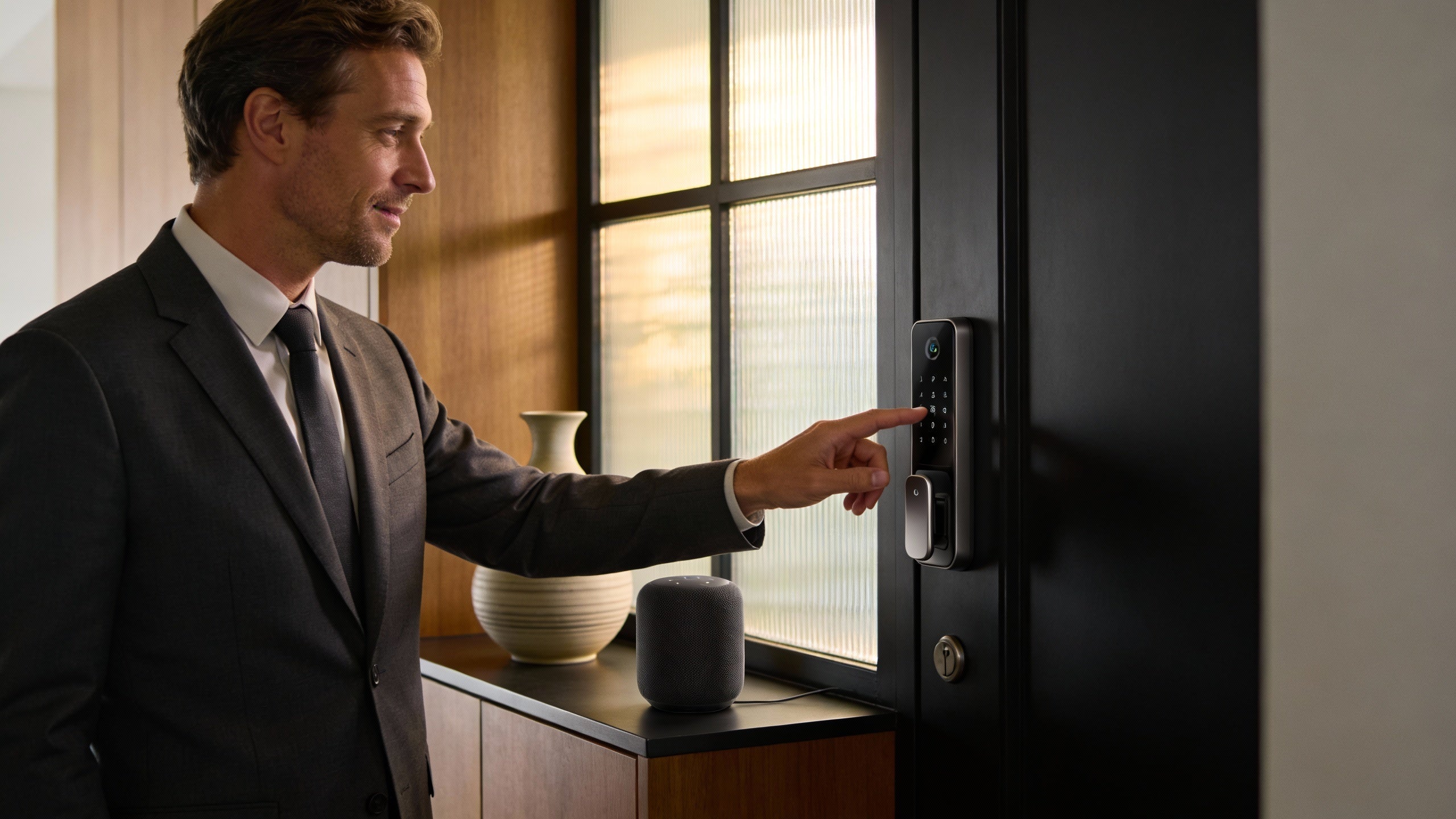 Voice Assistants in the Office: Asking Siri or Alexa to Check Door Status