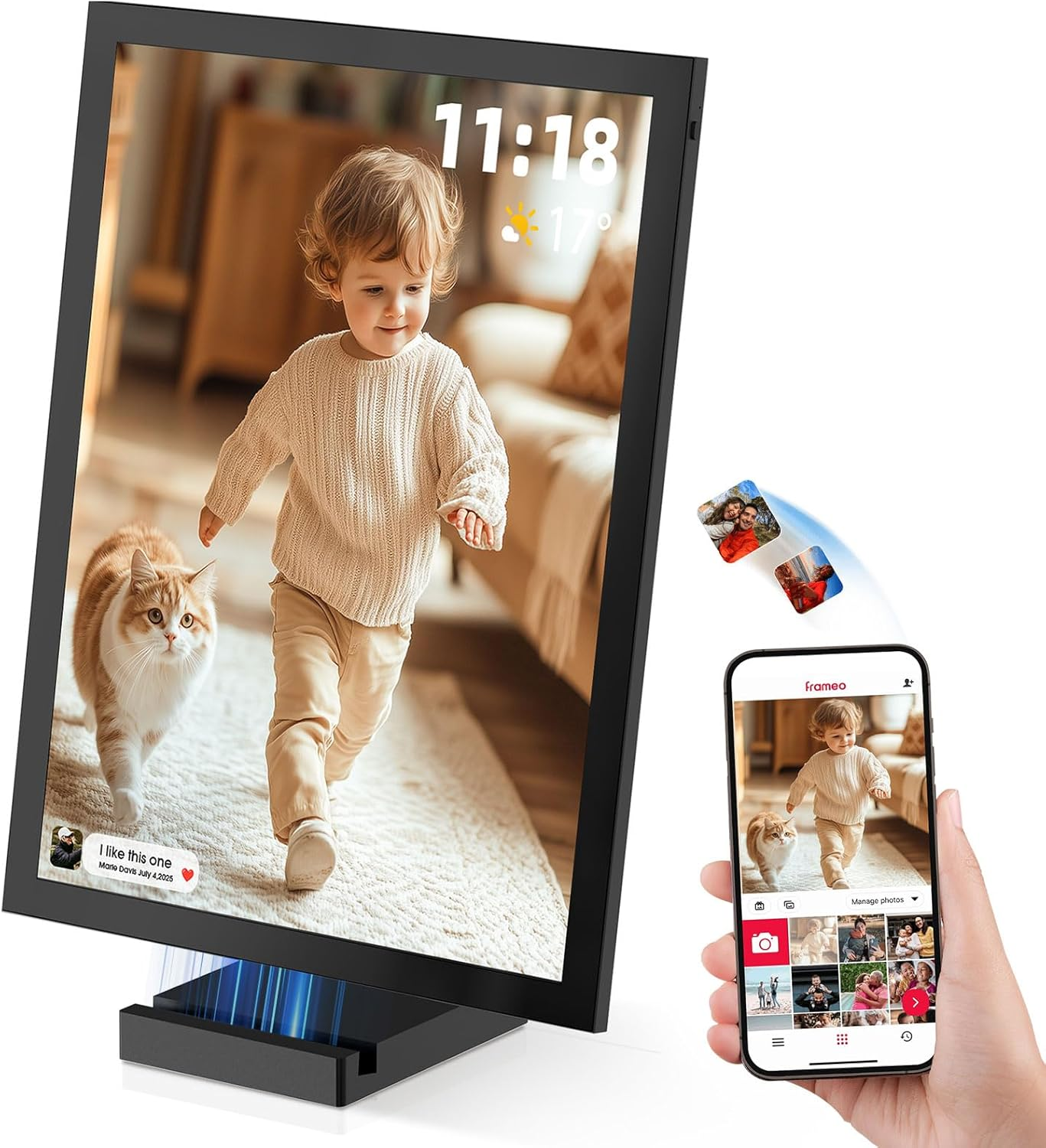 NGTeco WiFi Digital Picture Frame
